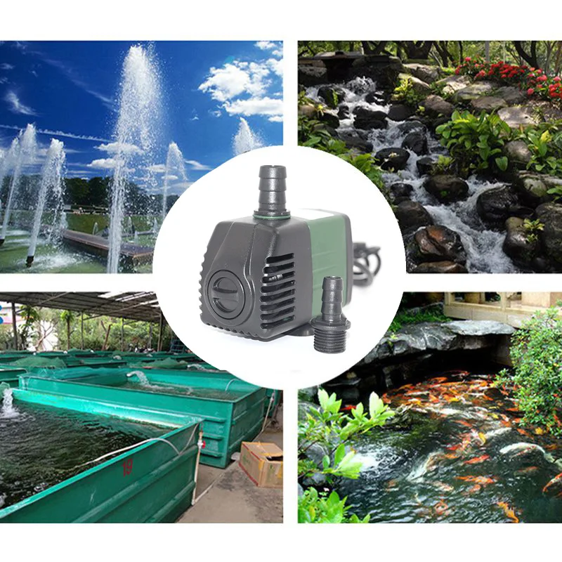 Aquarium Water Pump Fish Tank Fountain Water Pump Plastic Water Conditioner Environment Friendly Submersible Water Pump