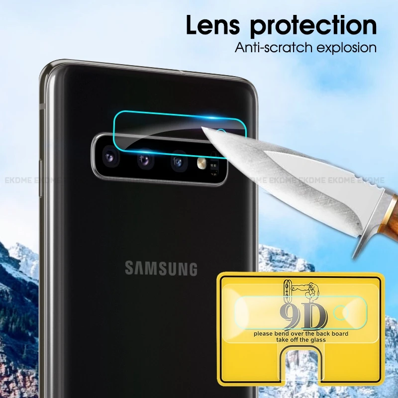 9D защита для экрана камеры для samsung Galaxy S10 Plus S10E J4 J6 J8 анти-осенняя камера Flim Для samsung Galaxy Note 10 Pro