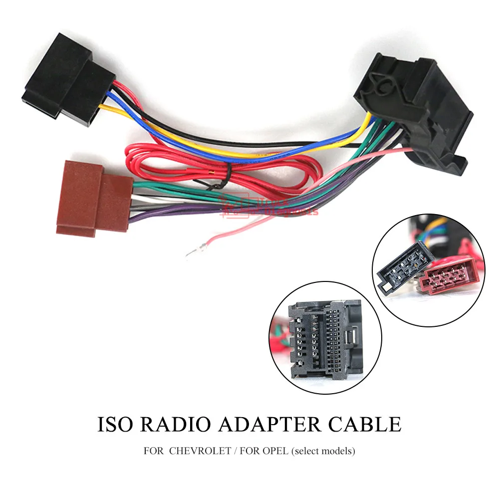 12-131 ISO радио адаптер для CHEVROLET для OPEL жгута проводов разъем свинцовый ткацкий станок кабель штекер Адаптер стерео