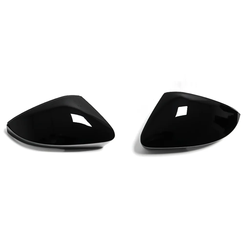 Auto Spiegel Abdeckungen Kappen Rückspiegel Fall Kit Tuning ABS Für Skoda Octavia MK3 5E 2012-2020 glänzend Schwarz/carbon faser – Detail 5