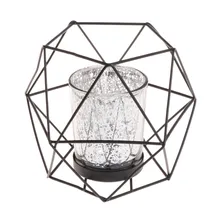 Скандинавском стиле 3D геометрический подсвечник металлический подсвечник свадебный домашний Декор Горячая Распродажа