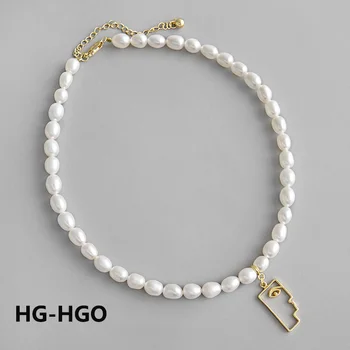 

Women Pearl Necklace Silver 925 Jewelry 925 Sterling Silver Chain Necklace Fashion Korean Pendant Necklaces Choker Necklace