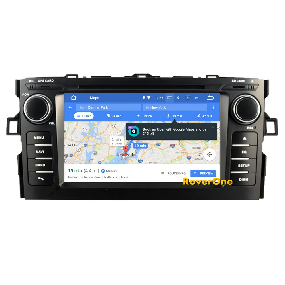 Top RoverOne Car Accessories For Toyota Auris 2008 - 2012 Android 9.0 4G+64G Auris DVD GPS Navigation Head Unit Radio Stereo 12