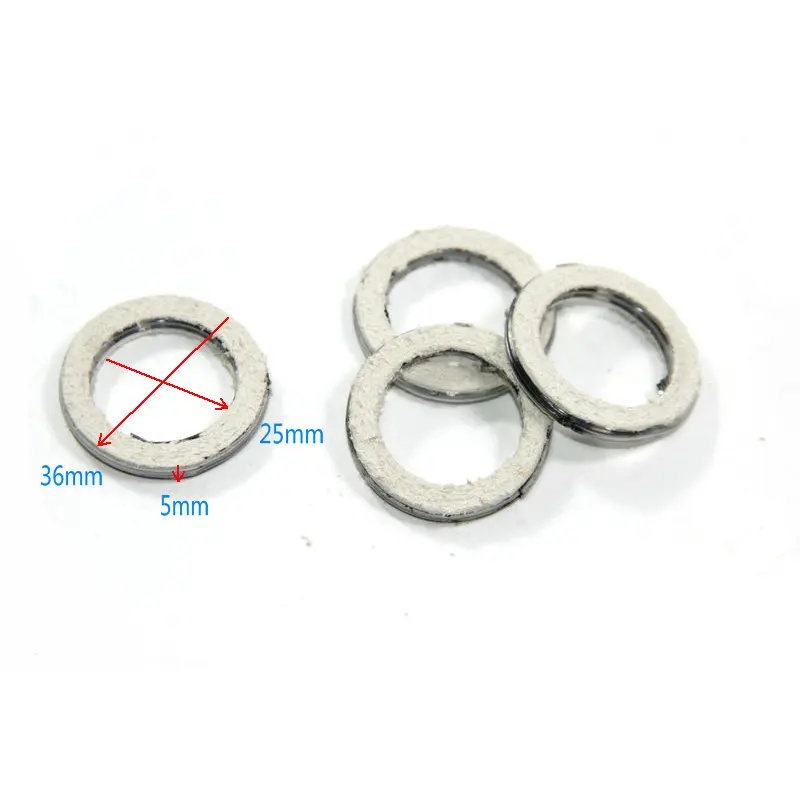4PCSMotorcycleExhaustPipeGasketsForYamahaJOG100RS1004Stroke