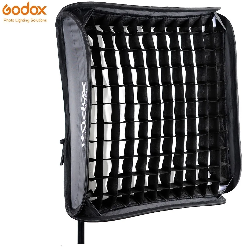 Godox 80x80 см S Type Bowens Comet Elinchrom Кронштейн для вспышки Портативный складной софтбокс с