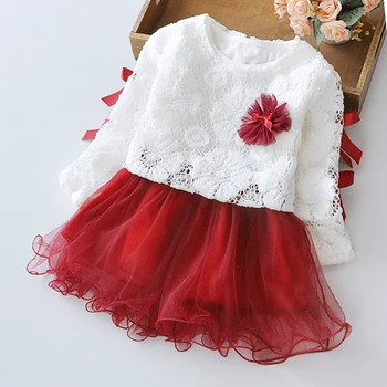 

Menoea Female Baby Autumn Korean Fashion Mesh Baby Princess Dress Child Dress 2020 New Girls Party dress