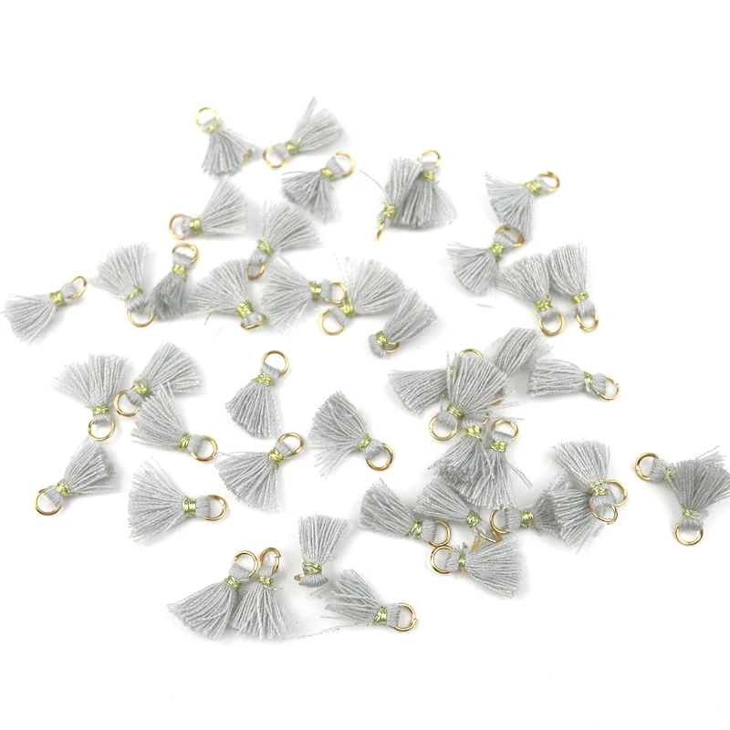 Gray tassels