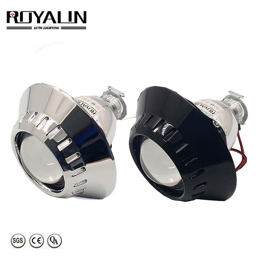Автомобильный мини проектор ROYALIN Bi Xenon объектив H1 с кожухом для BMW M3 E90/E91/E92/E93 ZKW E46