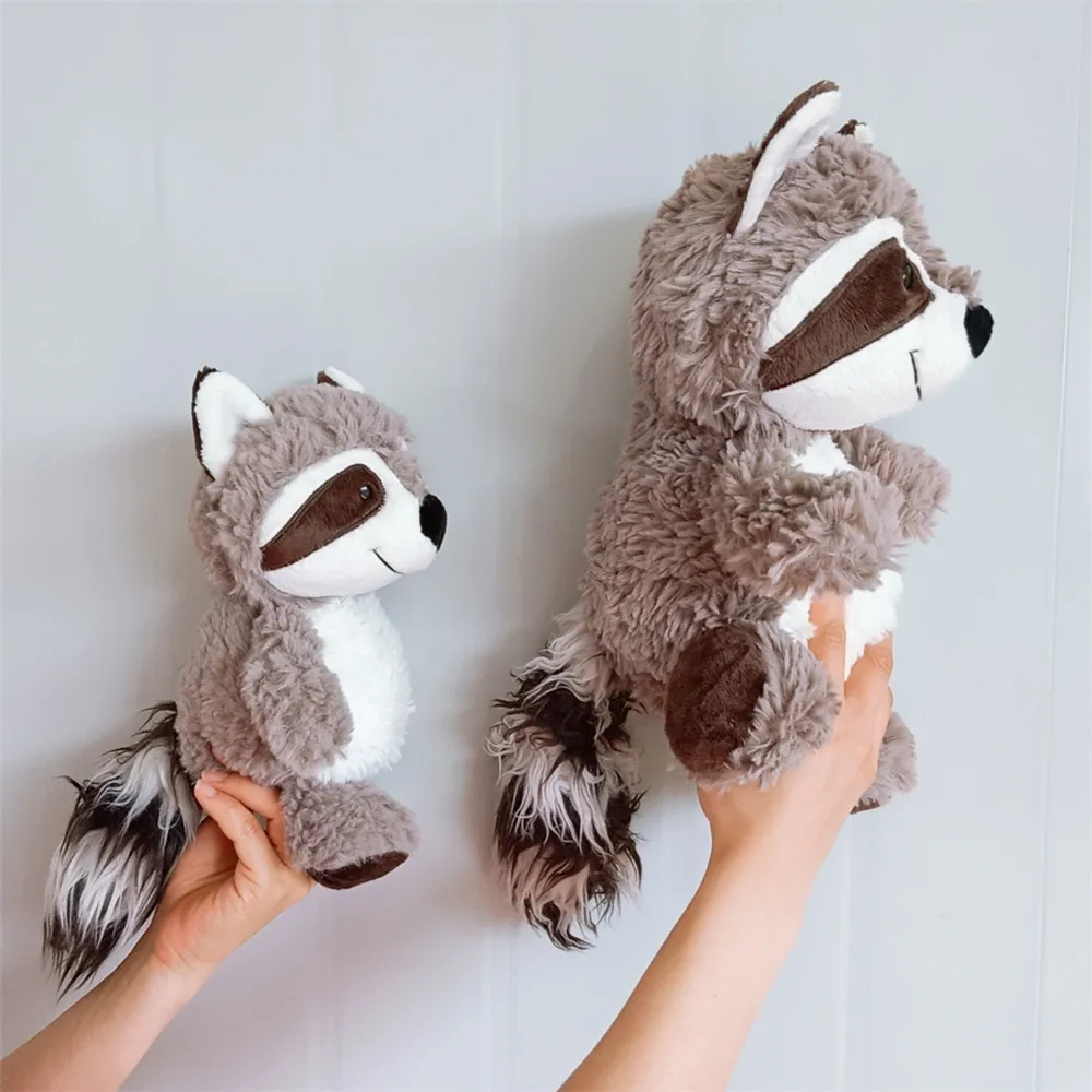 55cm Raccoon Plush Toy Cute Soft Stuffed Animals Doll Pillow For Girls Children Kids Baby Birthday Gift