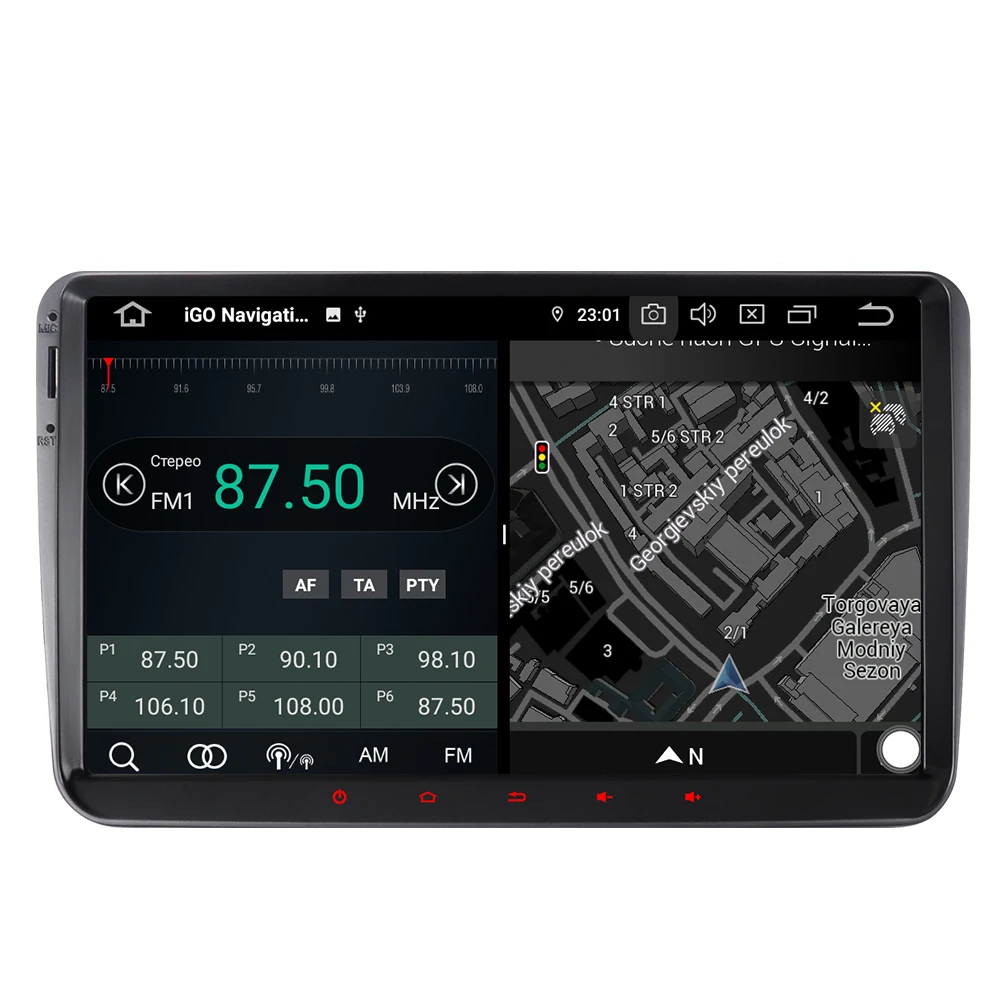 Автомагнитола A-Sure 2 Din 9 дюймов Android 9,0 gps для Volkswagen VW Tiguan Polo Golf 5 6 Passat b6 Caddy Transporter T5 Touran Skoda