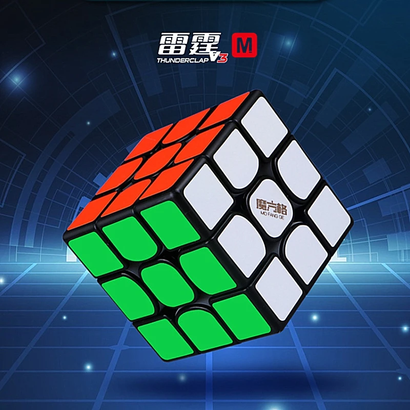 

qiyi 3x3x3 cube Thunderclap V3 Magnetic 3x3x3 magic cube qiyi 3x3 Magnetic speed cube 3x3x3 Magnetic cube 3x3 puzzle cube toys