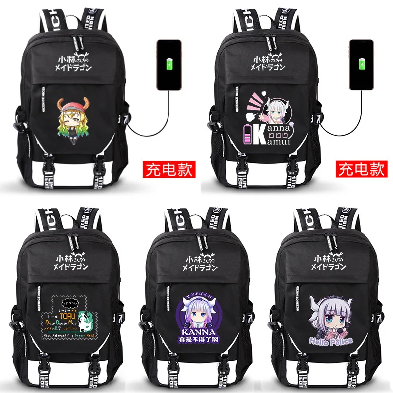 Рюкзак для косплея Kobayashi san Chi No Maid Dragon с USB портом зарядки| |