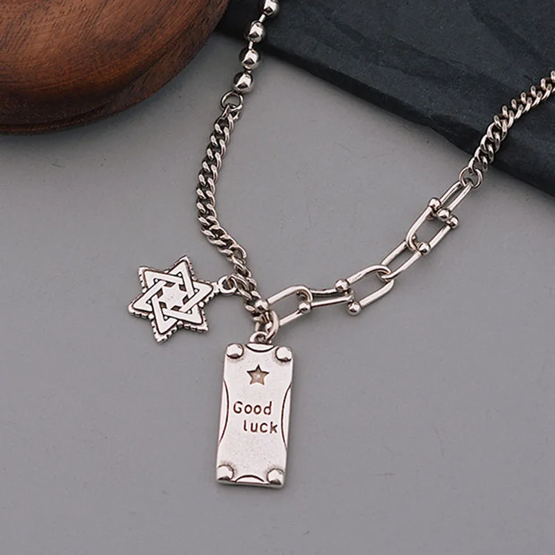 Mewanry 925 Steamp Necklace for Women 