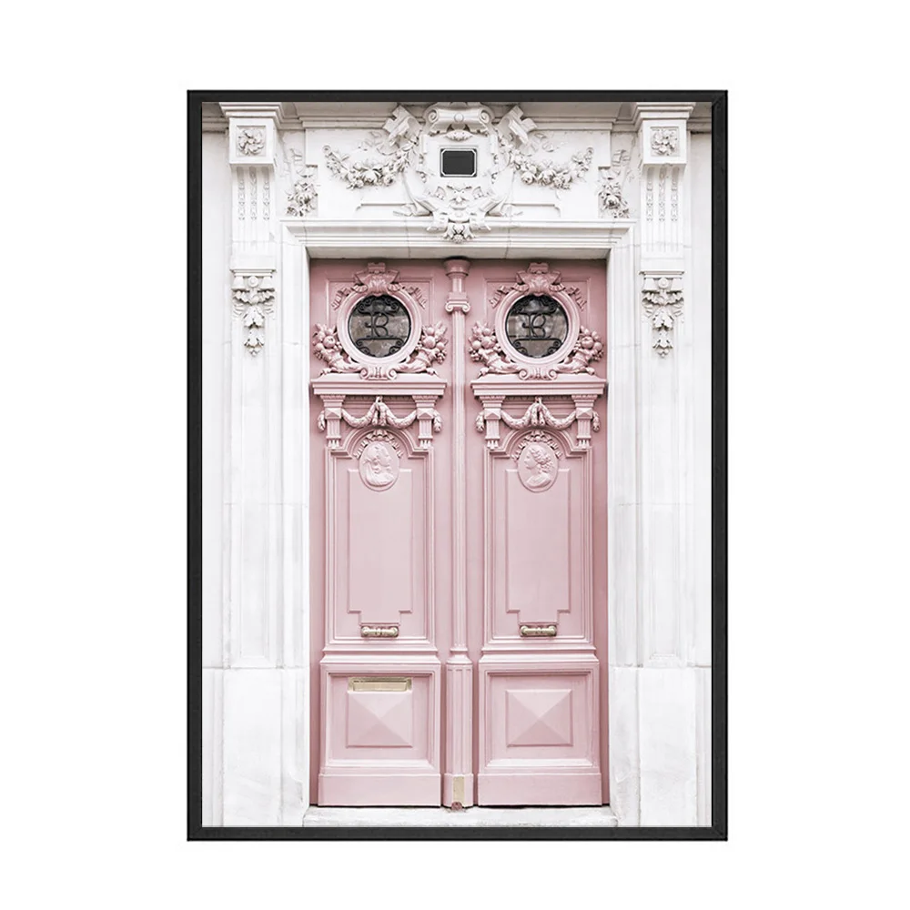 Modern-Fashion-Girl-Picture-Home-Decor-Nordic-Pink-Flower-Style-Wall-Art-Black-White-Posters-and (10)