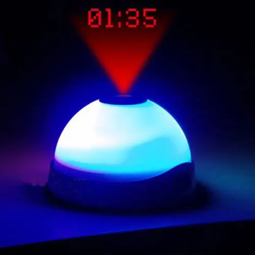 Magic LED Color Change Star Sky Night Light Projection Projector Alarm Clock