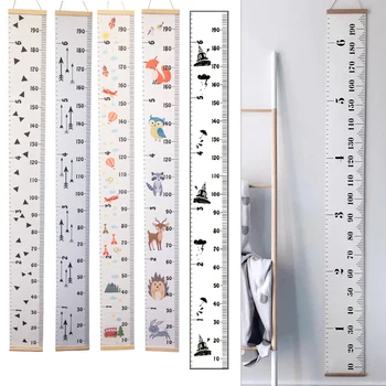 

Children's Hanging Kids Growth Chart Wall Sticker Rule Growth Table Height Measurement Ruler For Kids Boys Girls