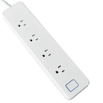 

WiFi Smart Power Strip Socket US/EU/UK Plug Outlet Voice Control Timer Switch 4 AC Outlets 3 USB Port for Alexa Google Home