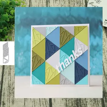 

Metal Cutting dies Prismatic background Die Scrapbooking Paper Craft Handmade Card Punch Art Cutter Decorative Stencil