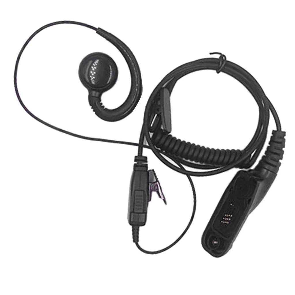 G Форма мягкий Ушные крючки Динамик гарнитуры для Motorola Xpr-6500 Xpr-6550 Xpr-6580 Xpr-7350 2-передающая радиоустановка иди и болтай Walkie Talkie
