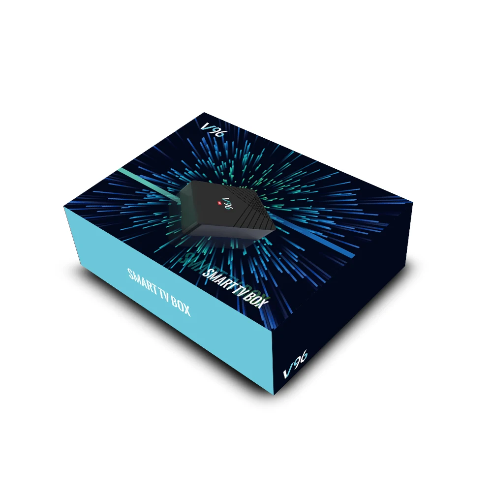 Android 9,0 V96 IP tv Box 2GB 16GB 4K Smart медиаплеер 2,4g wifi Allwinner H6 H.265 поддержка YouTube Netflix мини-приставка