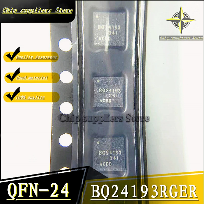 10 шт. // BQ24193RGER BQ24193 QFN24 микросхема управления зарядом батареи Nwe тонкие материалы