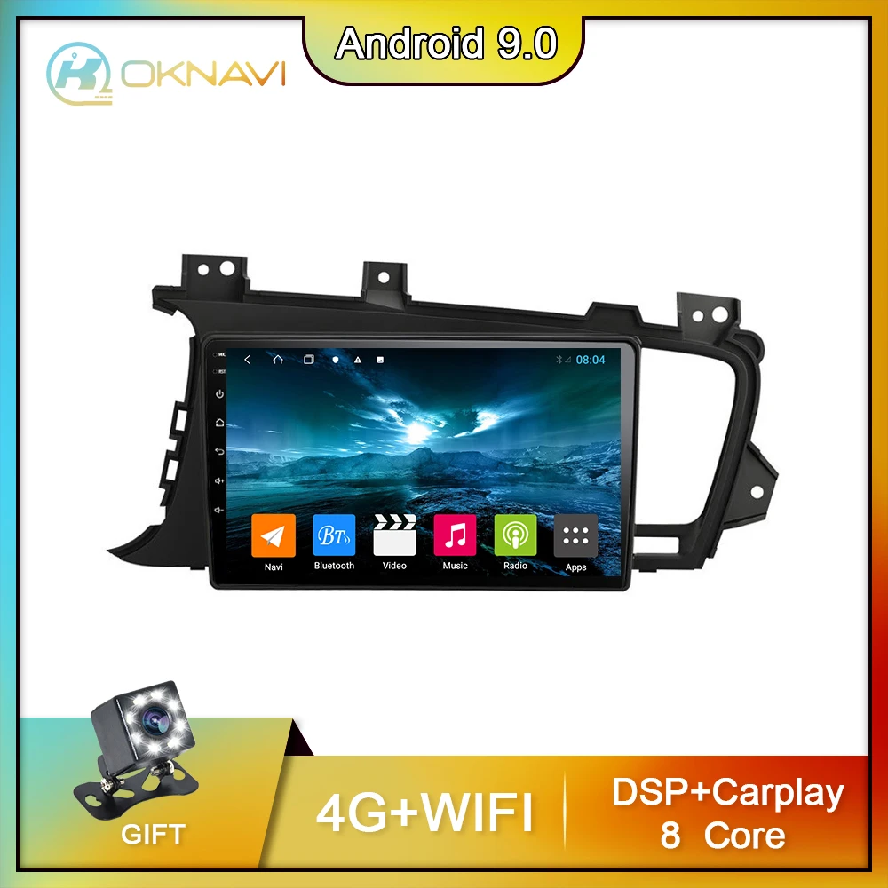 

For Kia K5 Car Radio Radios Carplay RDS DSP Car Stereo Android Auto Receiver Android 9.0 Multimedia Video Player Navigation GPS