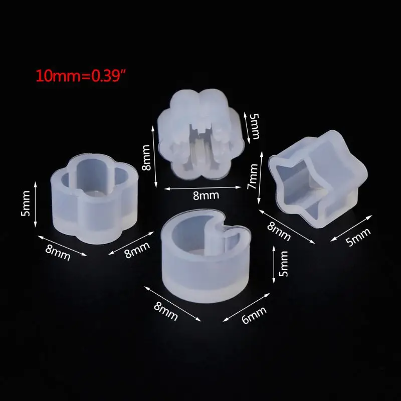 UV Resin Silicone Mold DIY Crystal Epoxy Molds Earring Molds Best Studs S5F6