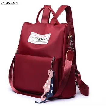 

New Fashion Anti-theft Backpack Women Oxford Waterproof Schoolbag Large Capacity Travel Backpack Portable Shoulder School Bag