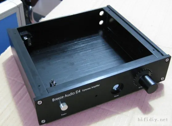 BZ2205 Black All Aluminum Headphone Amplifier Chassis Mini Power Amp Case DIY Audio Housing Box
