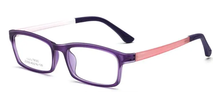Модная студенческая оправа для очков для мальчиков и девочек TR90 силиконовые Безопасные гибкие детские очки для близорукости оптические очки для детей оправа для очков - Цвет оправы: C5