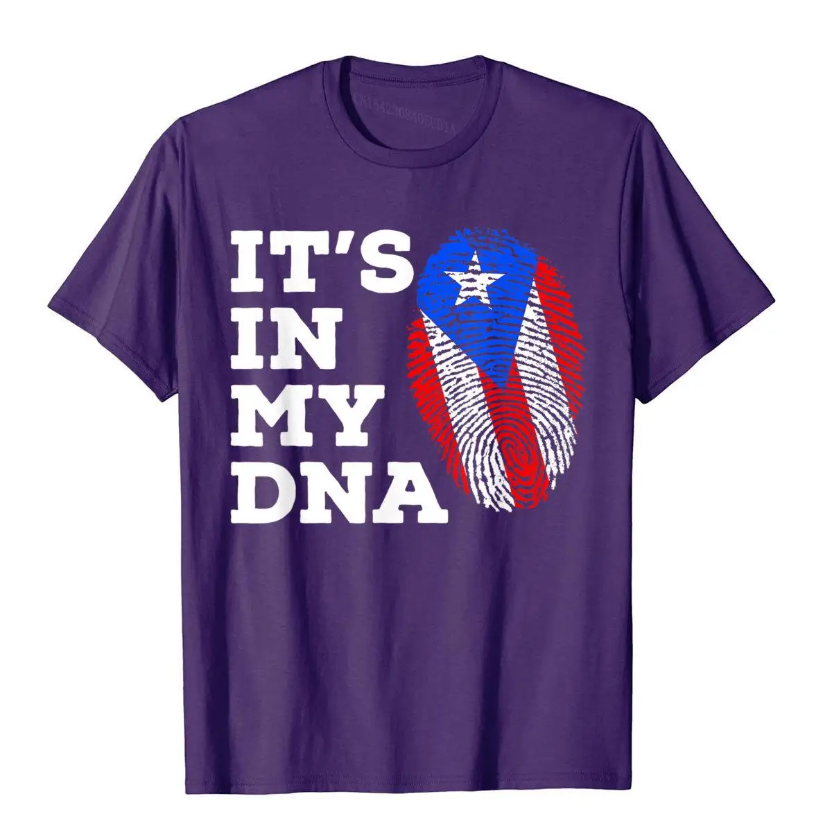 Puerto Rico Pride T-Shirt Puerto Rican Boricua DNA__B12032purple