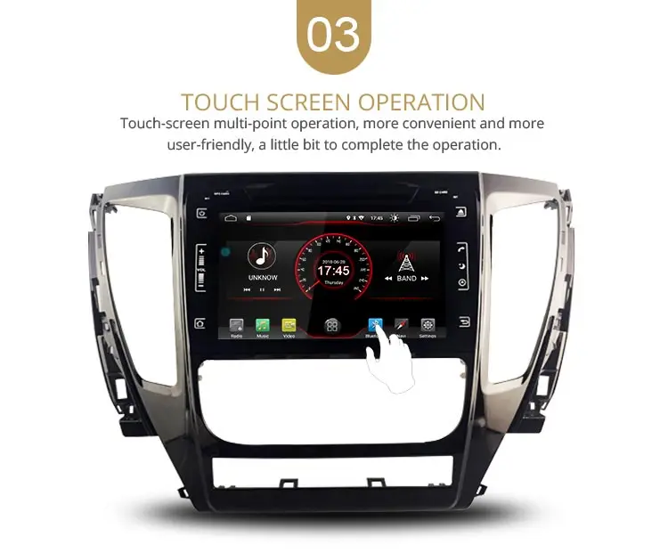 LJDA Android 10,0 автомобильный dvd-плеер для Mitsubishi Pajero V97 V93 Wifi gps Navi автомобильный Радио 2G ram стерео аудио мультимедиа