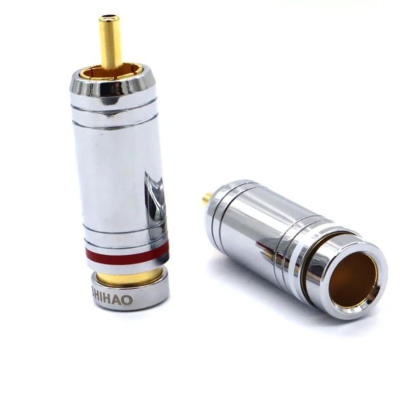 4 шт./лот позолоченный HIFI RCA штекер Hi-end Ortofon Reference 8NX RCA разъемы
