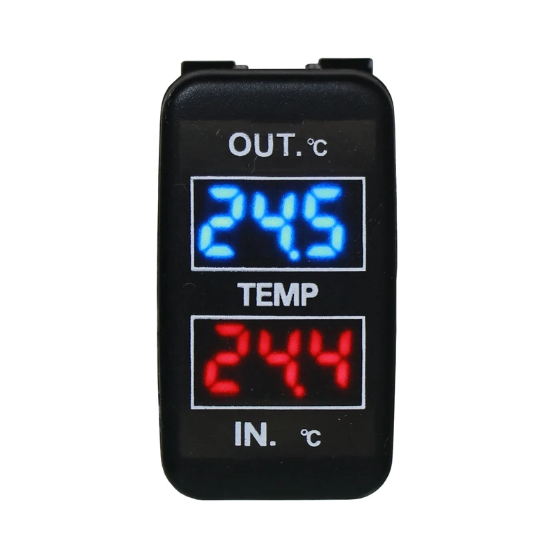 Dual Temperature Display Inside And Outside The Car Dual Temperature