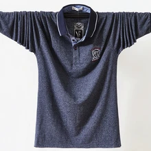 Мужские рубашки поло мужские s с длинным рукавом рубашки поло Camisa Masculina Модные осенние весенние повседневные хлопковые большие размеры дышащие топы