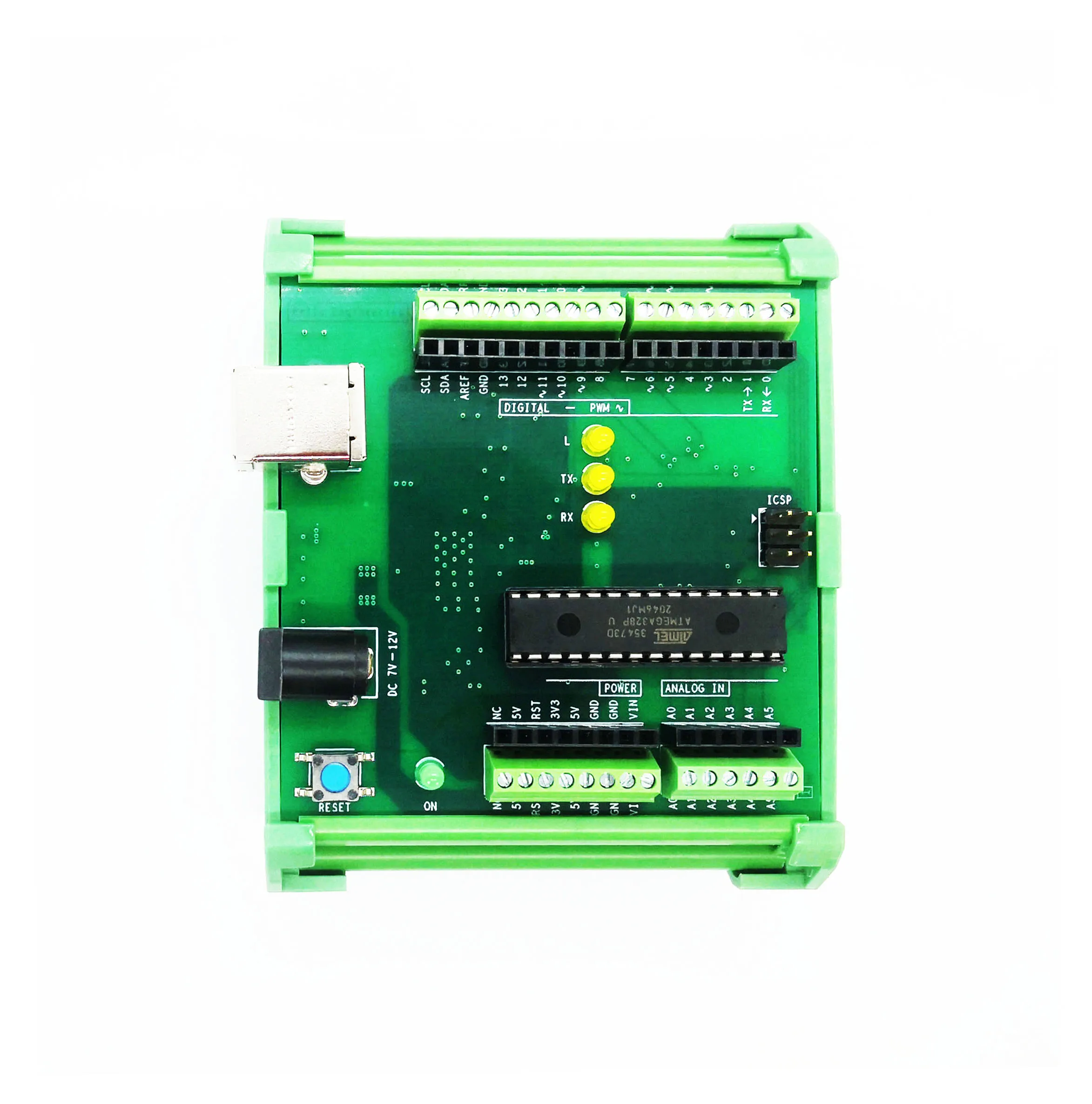 Arduino UNO DIN Rail Mount with Terminal Block AliExpress