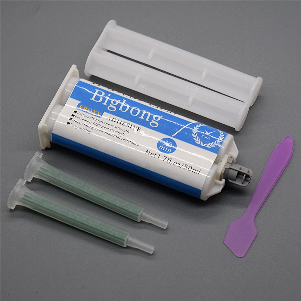 Description Picture 5 of item50ml Epoxy Resin Glues 1:1 Caulk Adhesives Transparent Structural AB Glues Set for Metal Ceramic Wood Glass Hard Plastic Bonding