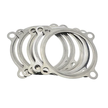 

5PCS 3 Inch Inch 4 Bolt SS 304 Turbo Exhaust Downpipe Flange Gasket for GTX30 GT30 GT35 GTX35