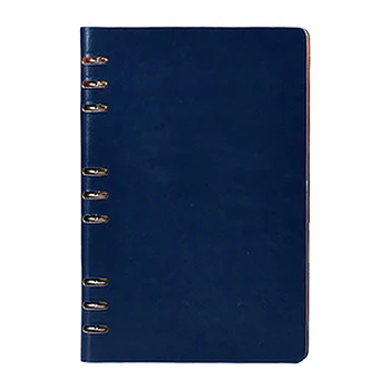 

B5 Paper Notebook, Nine-Hole Loose-Leaf Office Stationery Business Spiral PU Diary Notebook