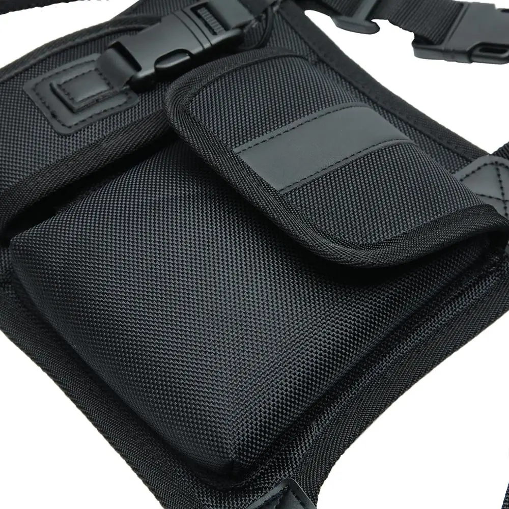 ABBREE нагрудный Передняя сумка чехол сумка для Baofeng UV-5R UV-82 UV-9R плюс BF-888S TYT гарнитура Motorola