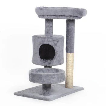 

Cat climbing frame small cat with nest one grabbing board post toy jumping platform cat toy respirador cat scratch