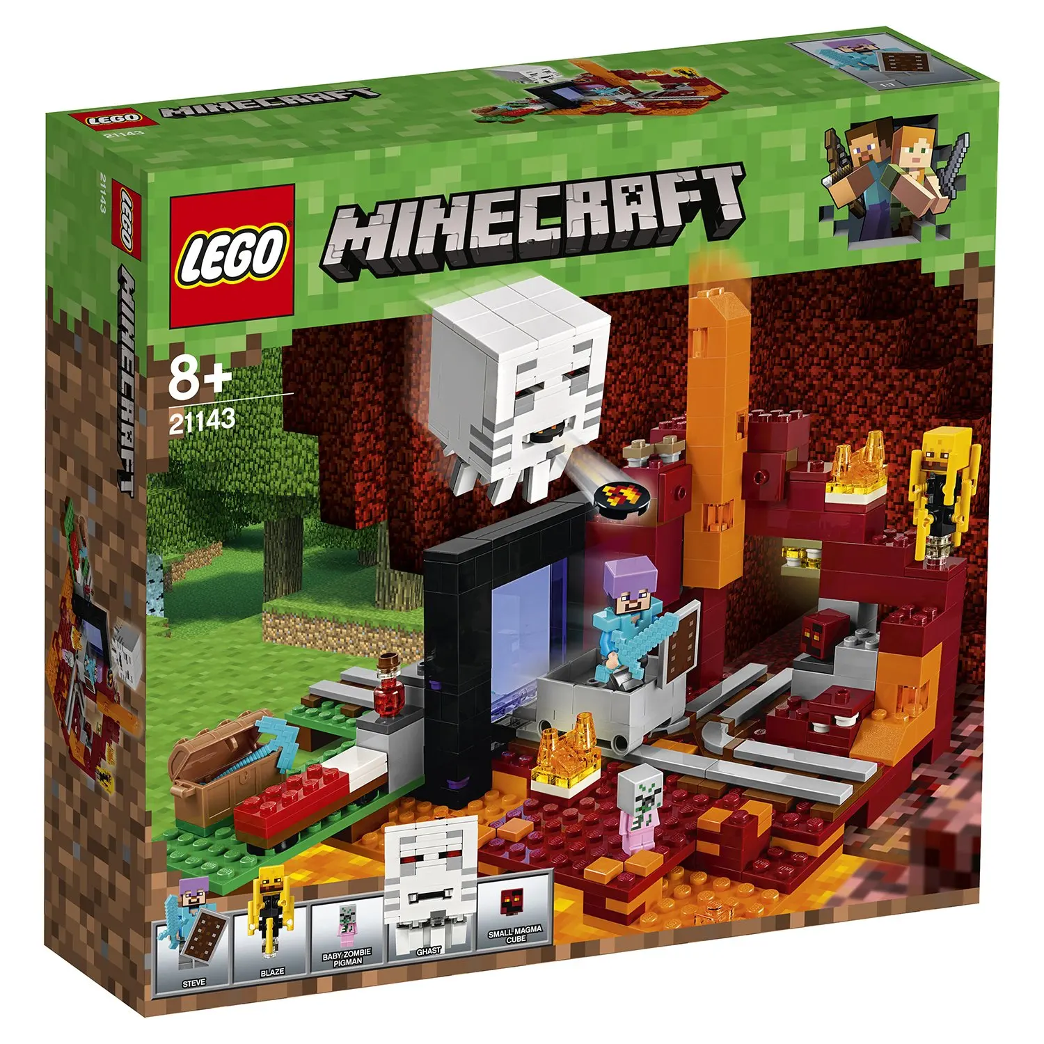 Designer Lego Lego Minecraft portal in the dungeon 21143 Designer Lego Lego Minecraft portal in the dungeon 21143