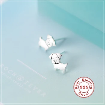 

Mini Earrings Cartoon Funny Creative Temperament Design Simple and Cute Jewelry Puppy 925 Sterling Silver Heart Women Cn(origin)