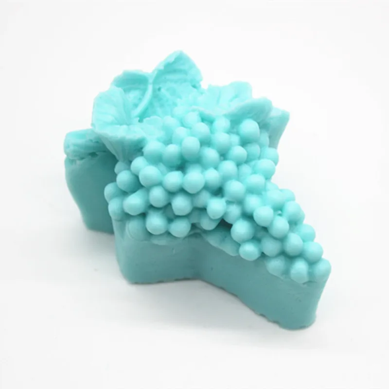 3D силиконовые мыло формы для пирожных Сделай сам форма для выпечки; шоколадный пудинг Творческий поделка-украшение винограда форма для мыла