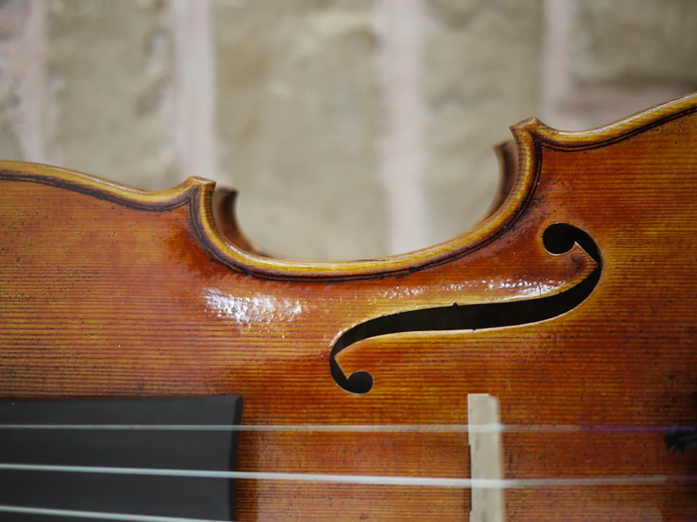 Копия скрипки StradIvarius 1715. Мощный тон. ручной работы. Античный масляный лак. № 2727