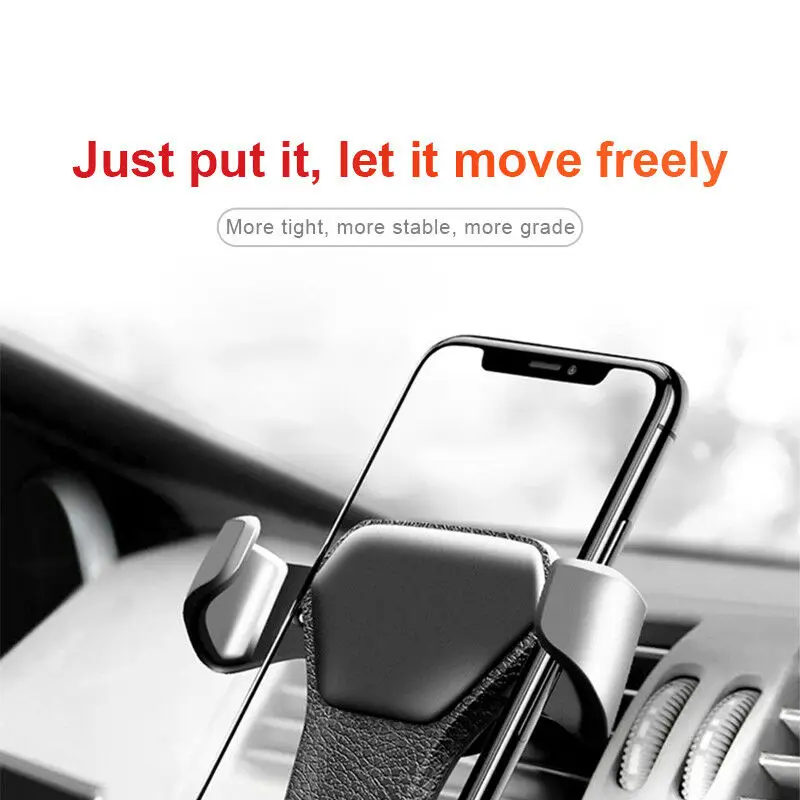 Gravity Car Air Vent gps крепление Колыбель держатель стенд Универсальный для IPhone мобильный сотовый телефон аксессуары для интерьера