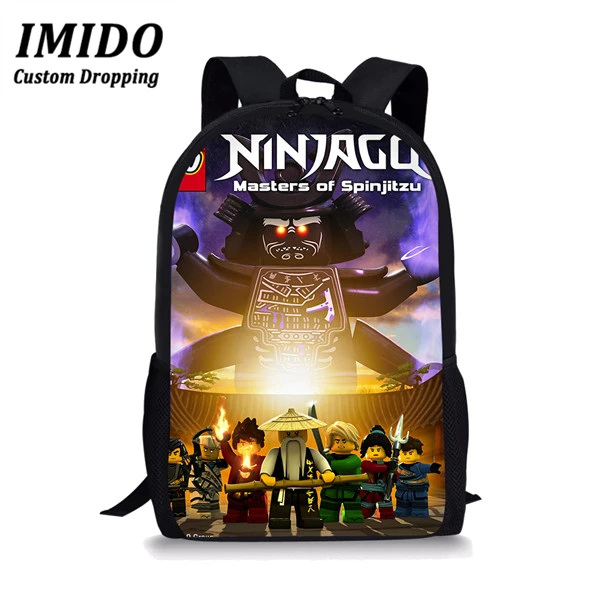 IMIDO, игра Ninjago, школьная сумка для мальчиков, Подростковый рюкзак, школьные принадлежности, посылка, сумка через плечо для покупок, Женская Mochila