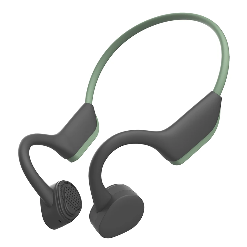 Green J20 Bluetooth 5,0 Гарнитура костной проводимости Беспроводные спортивные наушники Hands Free спортивные наушники для смартфонов - Цвет: Green