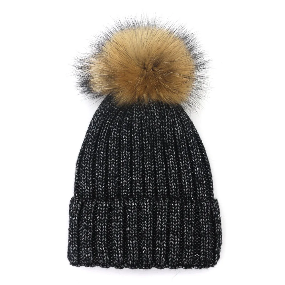 Beanie caps Осенне-зимние женские вязаные шапки без полей, теплые яркие шелковые шапки с защитой от холода, шапка с капюшоном, Повседневная шапка - Цвет: Beanie caps
