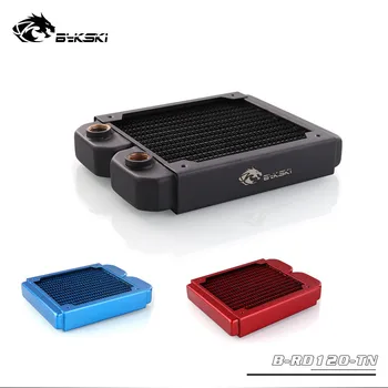 

Bykski water cooling 120mm Full Copper Brass Radiator Slim Heat Exchanger For Computer CPU Heatsink Red Blue Black Options